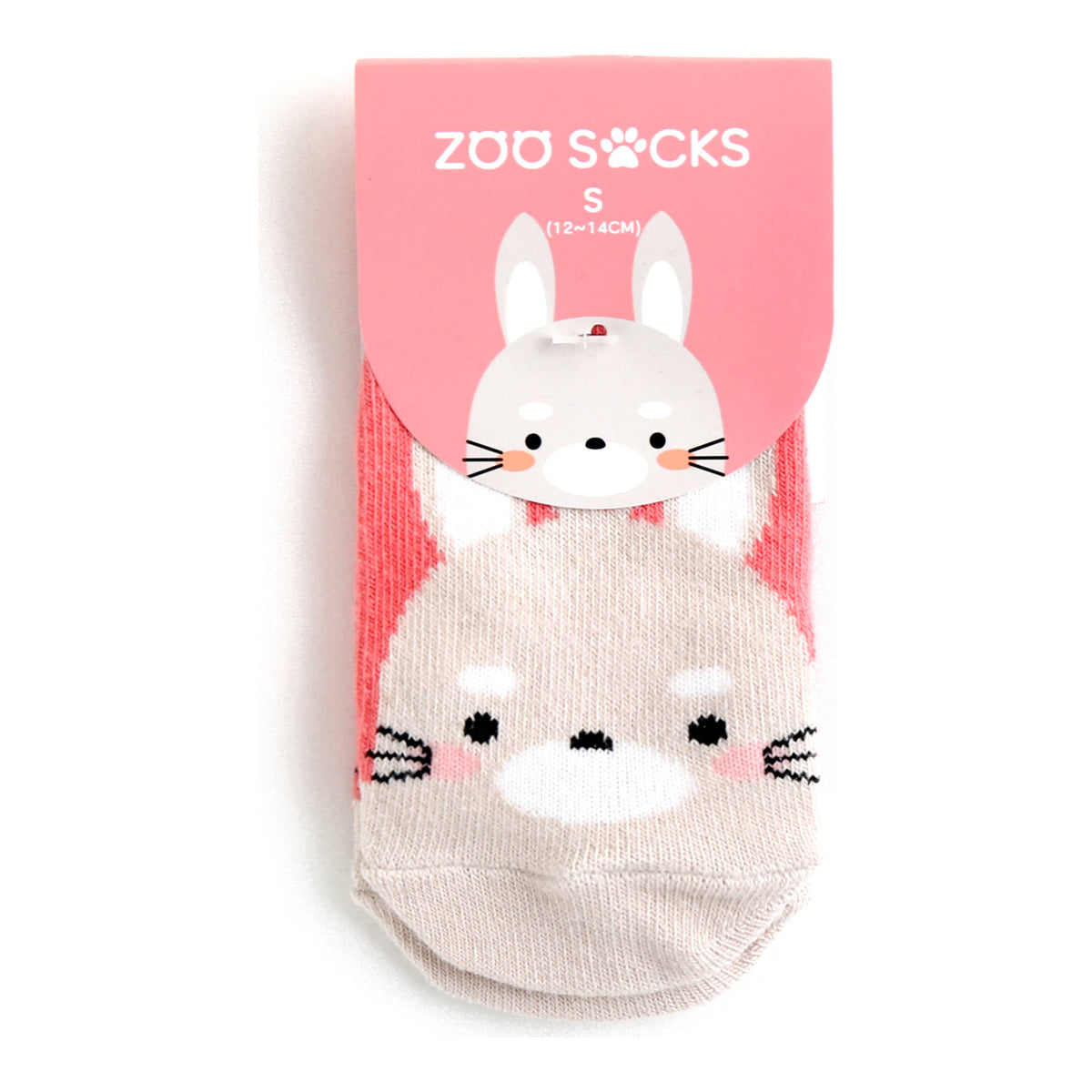 Non-Slip Grip Ankle Socks Rabbit Zoo