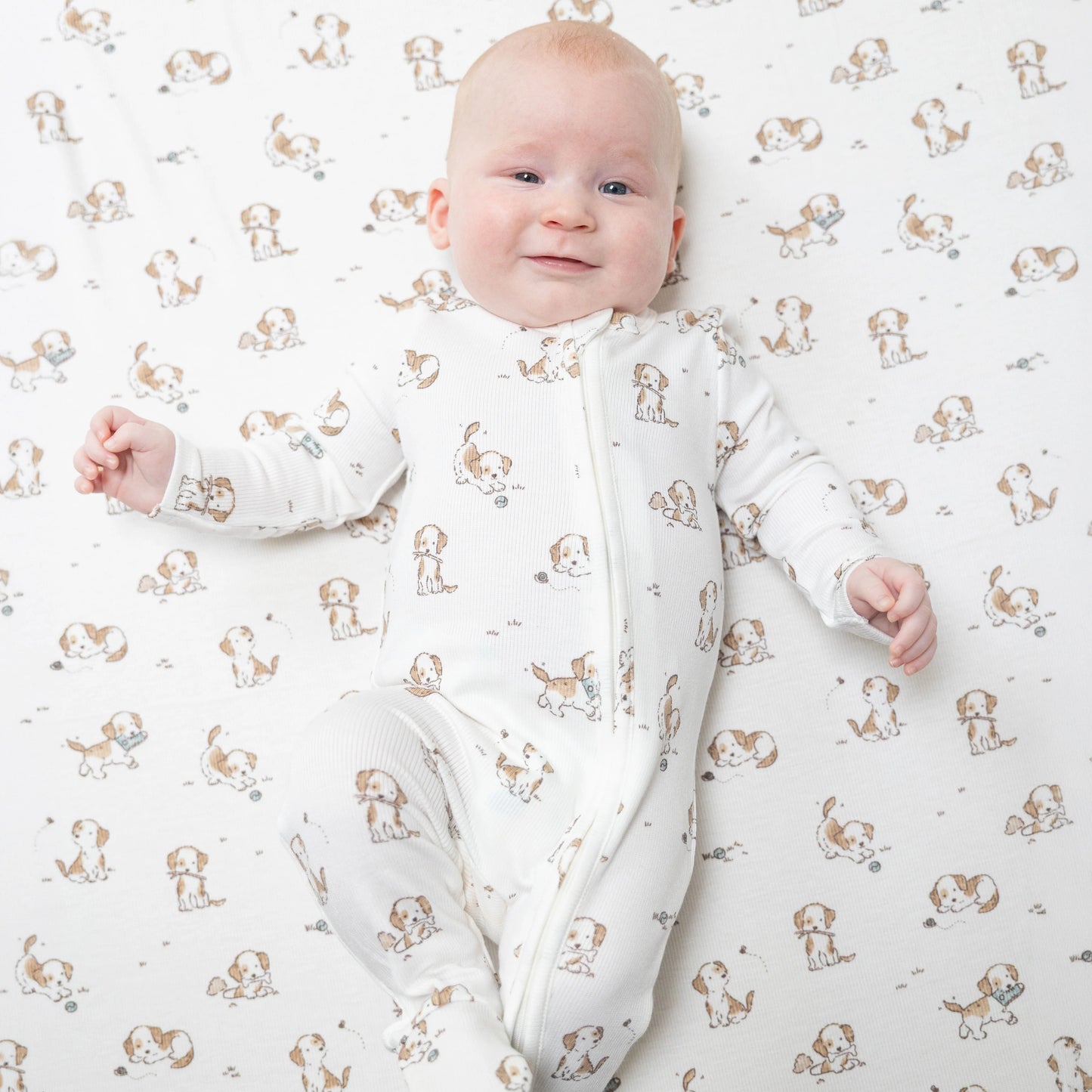 Explorer Puppy Blue 2 Way Zipper Footie
