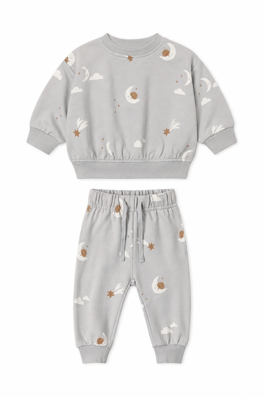Relaxed Sweatshirt and Sweatpant Set Sky Friends