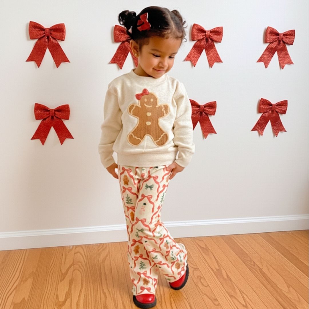 Christmas Cutie Sweatshirt & Flare Legging Set