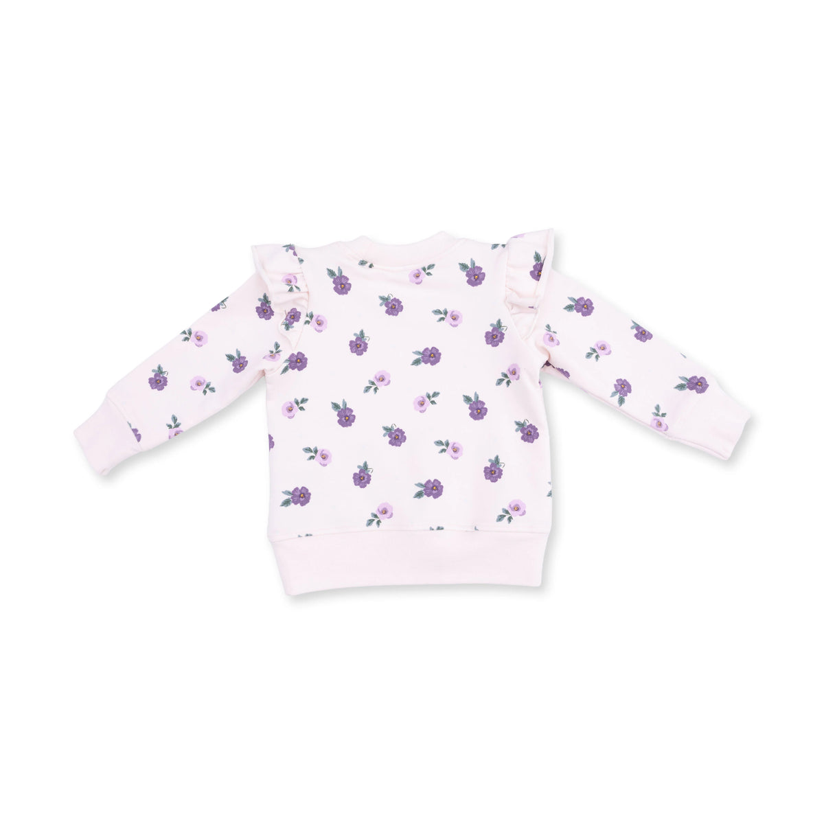 Violetta Floral Ruffle Sweatshirt & Legging Set