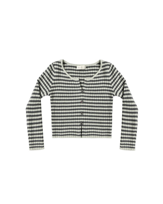 Long Sleeve Knit Tee Midnight Stripe