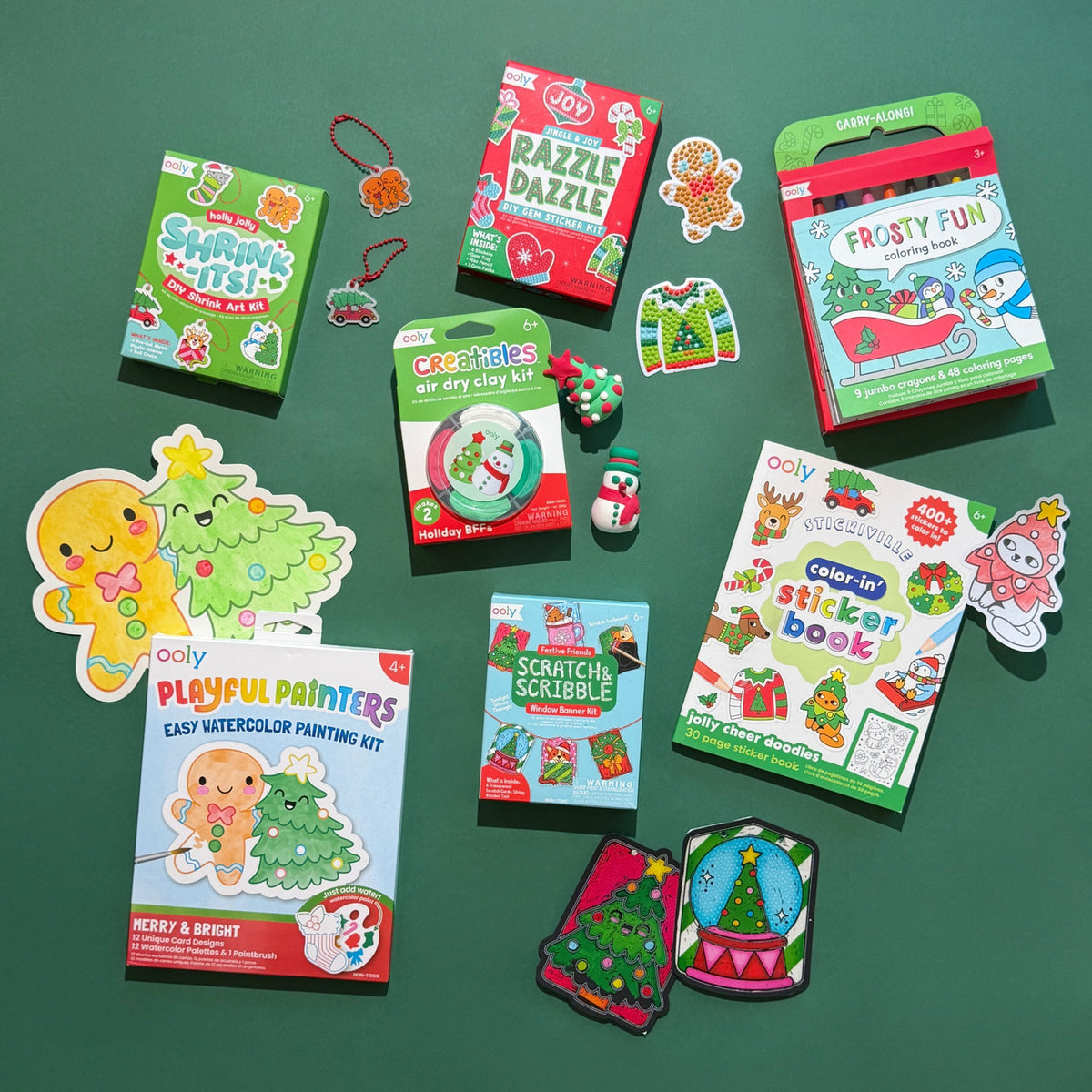 Creatibles Mini Air Dry Clay Kit - Holiday Bffs