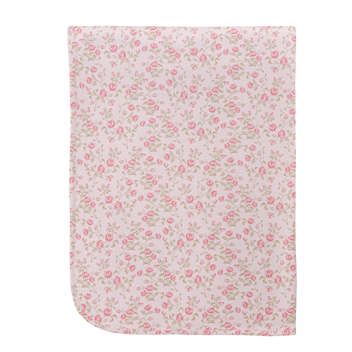 Velvet Petals Printed Pima Receiving Blanket 30”X28.5”