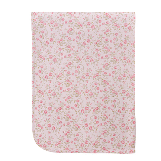 Velvet Petals Printed Pima Receiving Blanket 30”X28.5”
