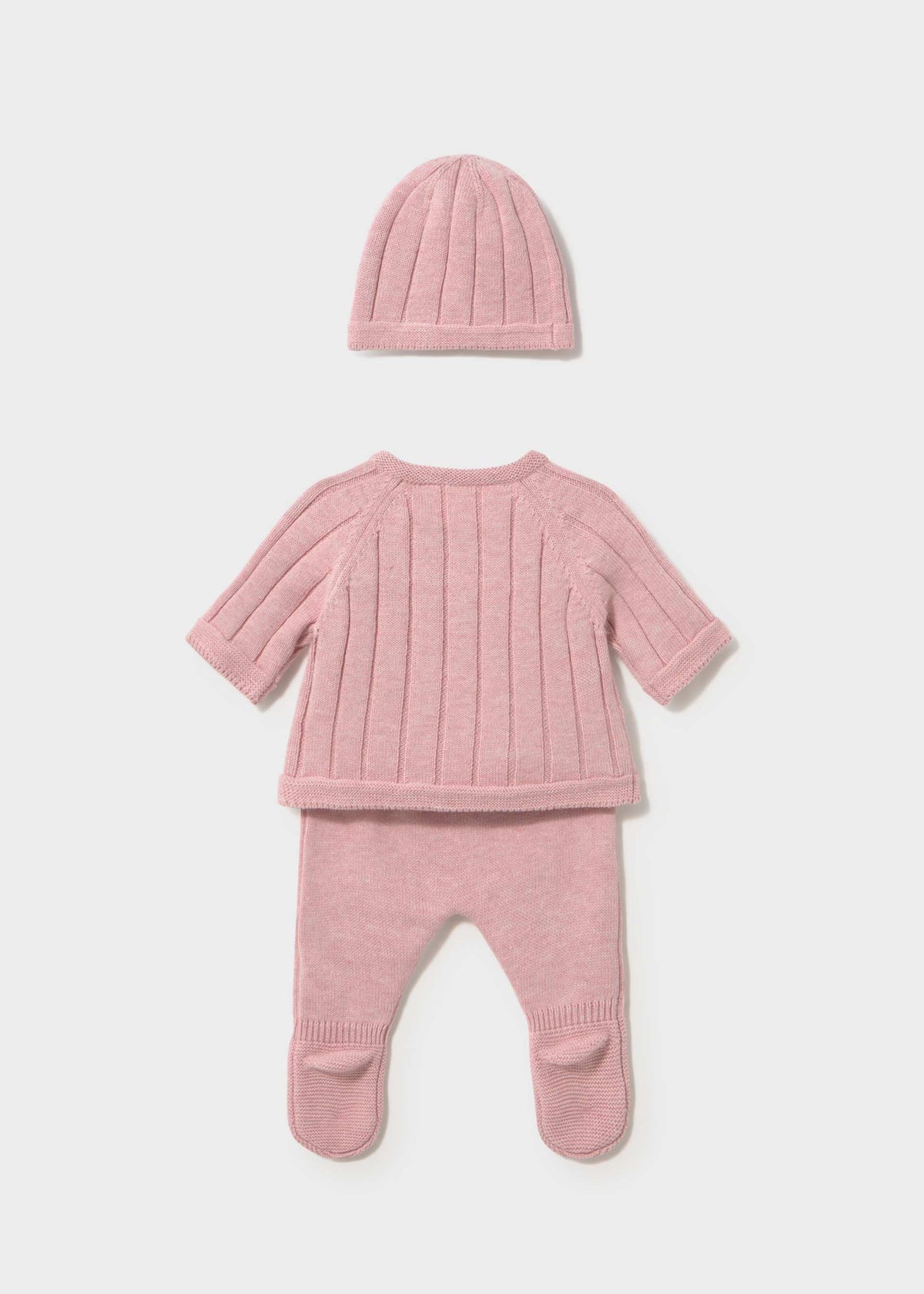 Knit Set Baby Rose