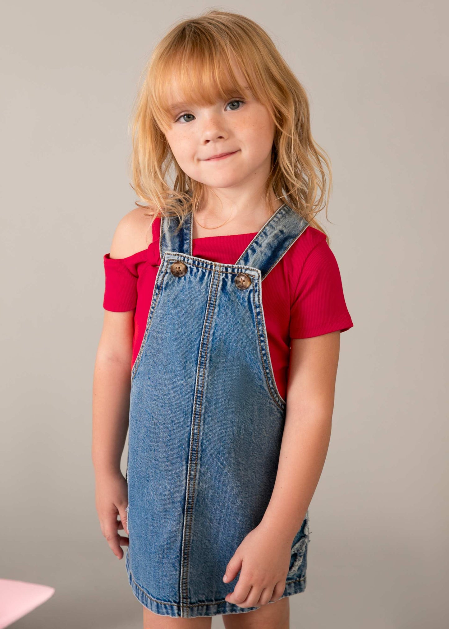 Denim Overall Skirt
