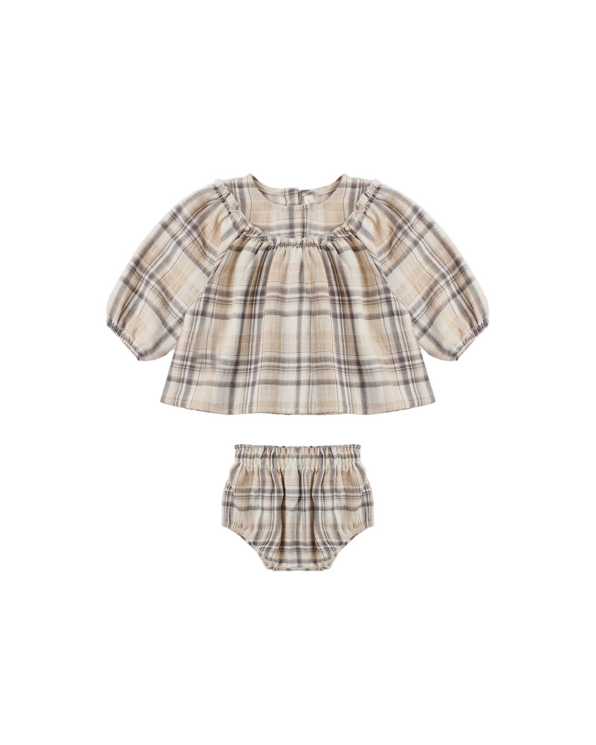 Mia Top + Bloomer Set Fall Plaid