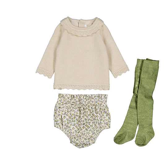 Sweater & Bloomer 3 Piece Set