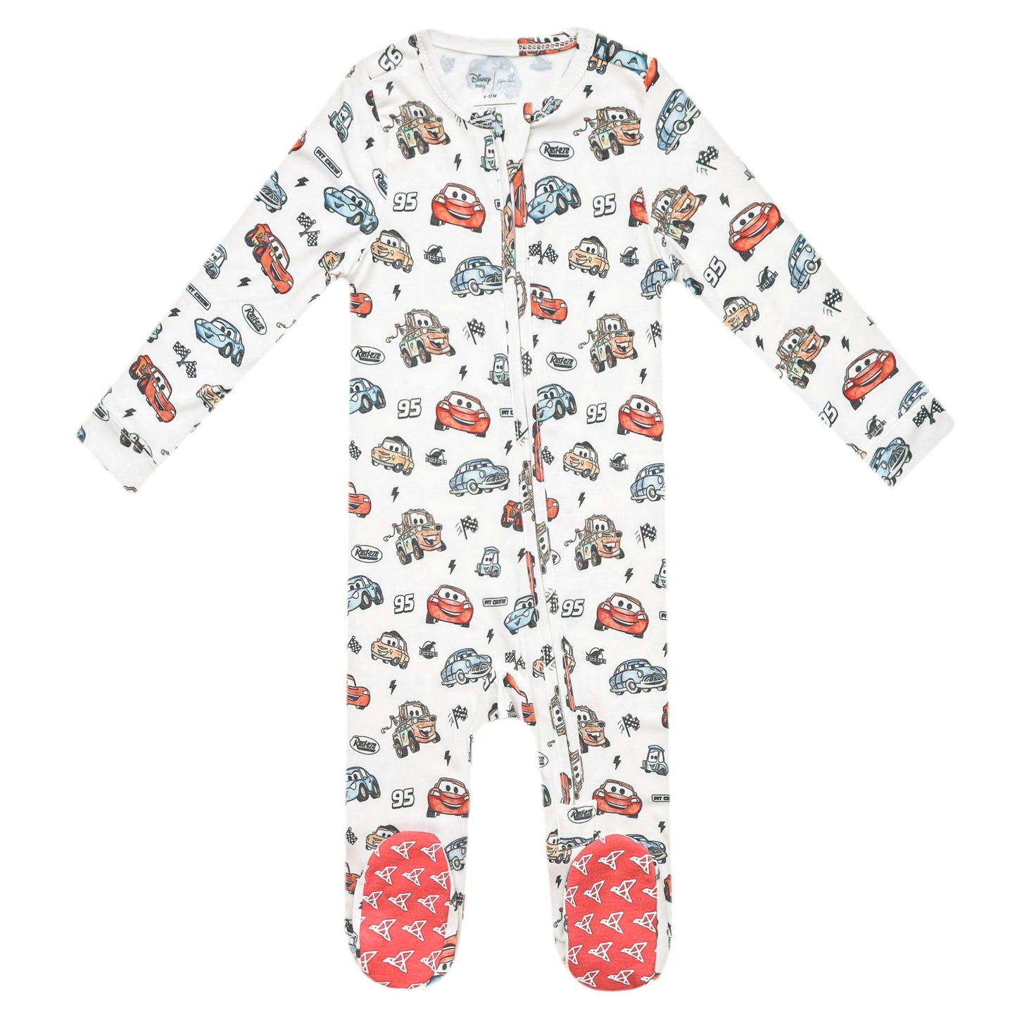 Zip-Up Footie Pajama Disney Pixar Cars