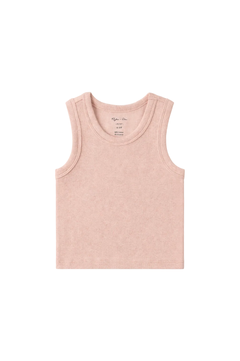 Ribbed Tank || Heathered Blush