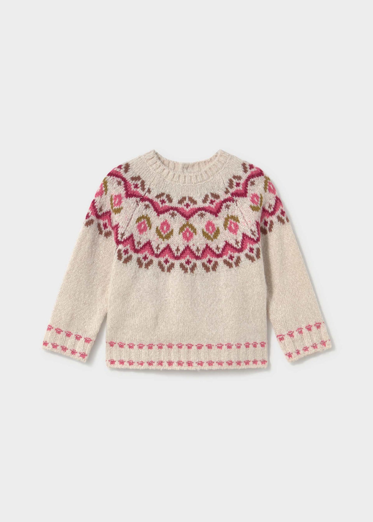 Jacquard Sweater & Soft Flare Pant Set