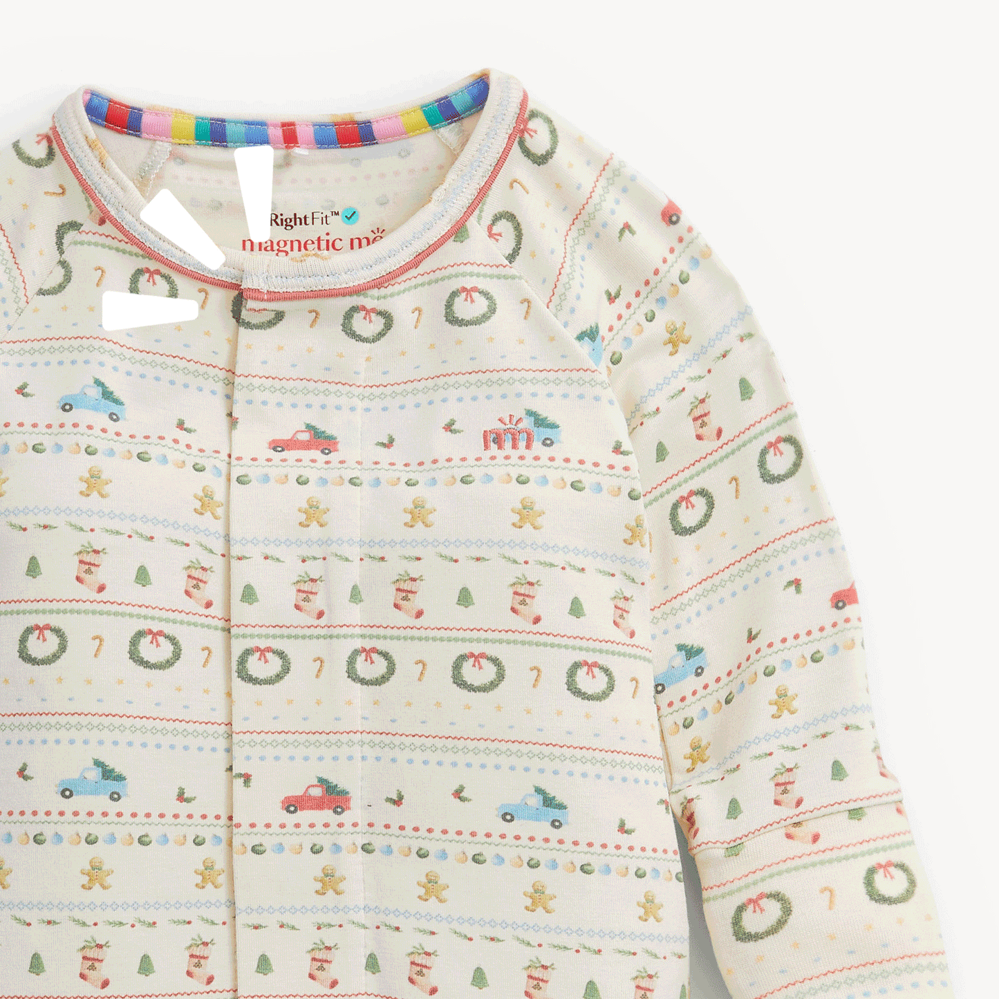Magnetic Me Traditional Christmas Modal Footie
