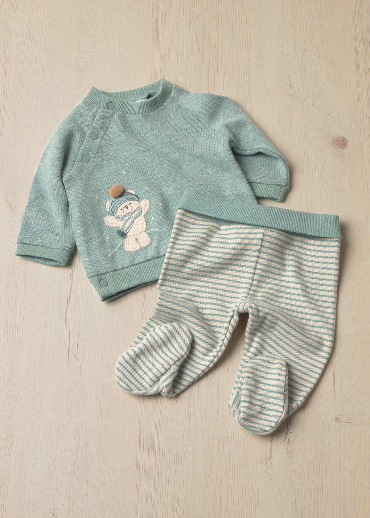 Winter Bear Soft Knit Set