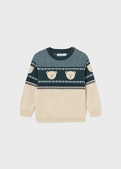 Jacquard Teddy Bear Sweater