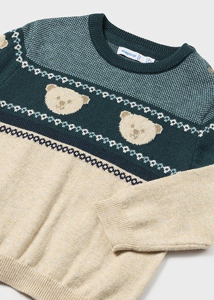 Jacquard Teddy Bear Sweater