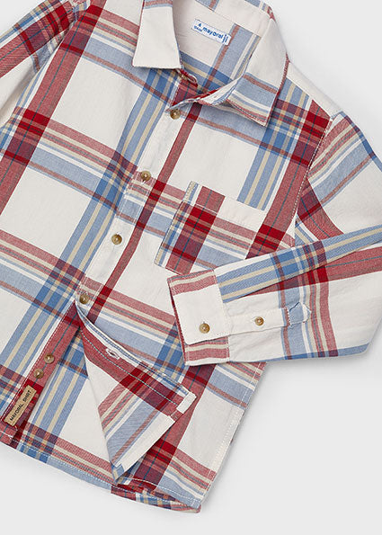 Long Sleeve Checked Shirt