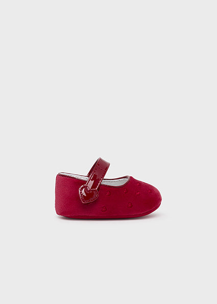 Newborn Girl Corduroy Mary Janes