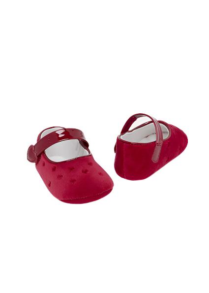 Newborn Girl Corduroy Mary Janes