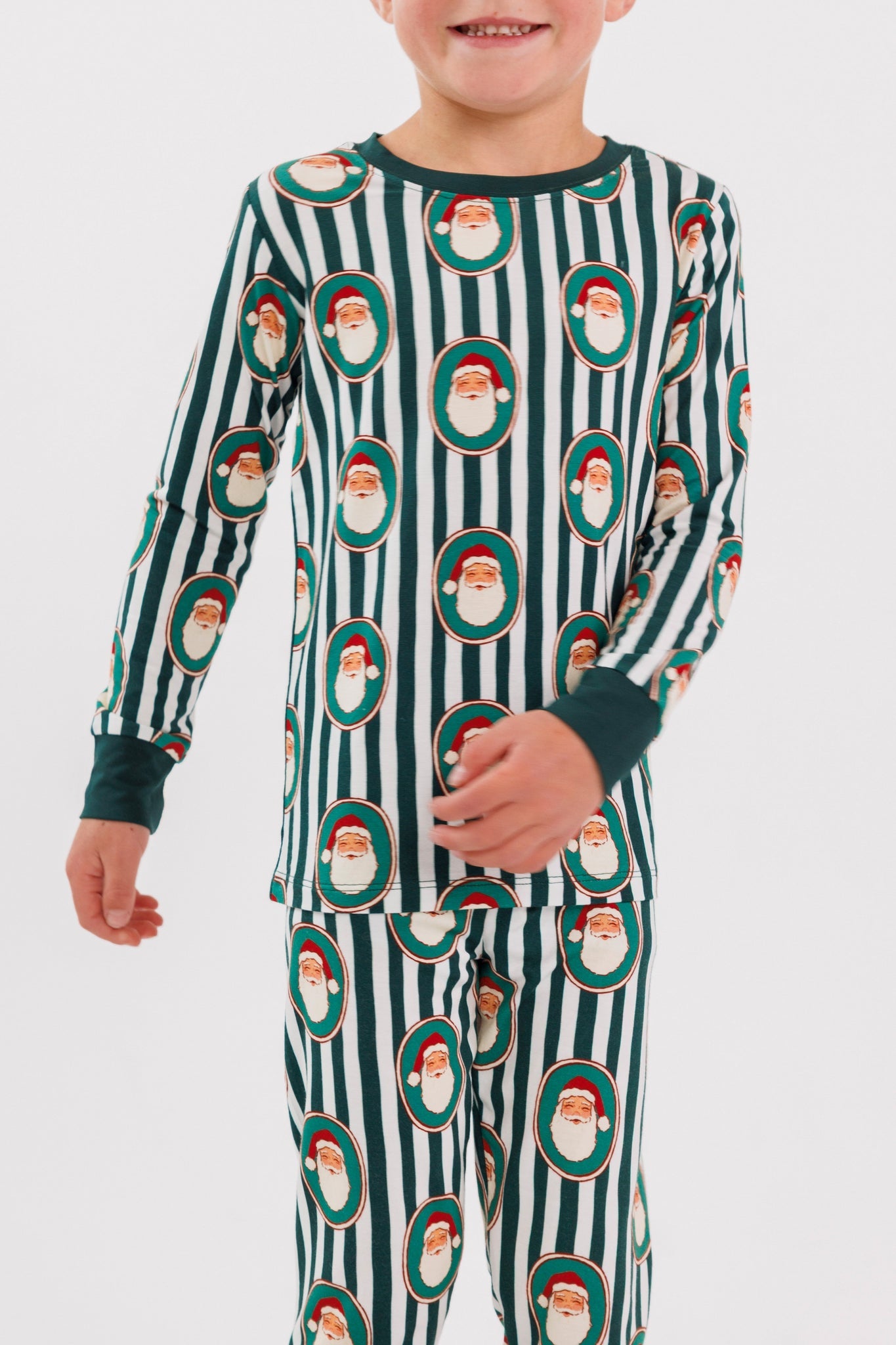 Green Santa Claus Lane Two Piece Set