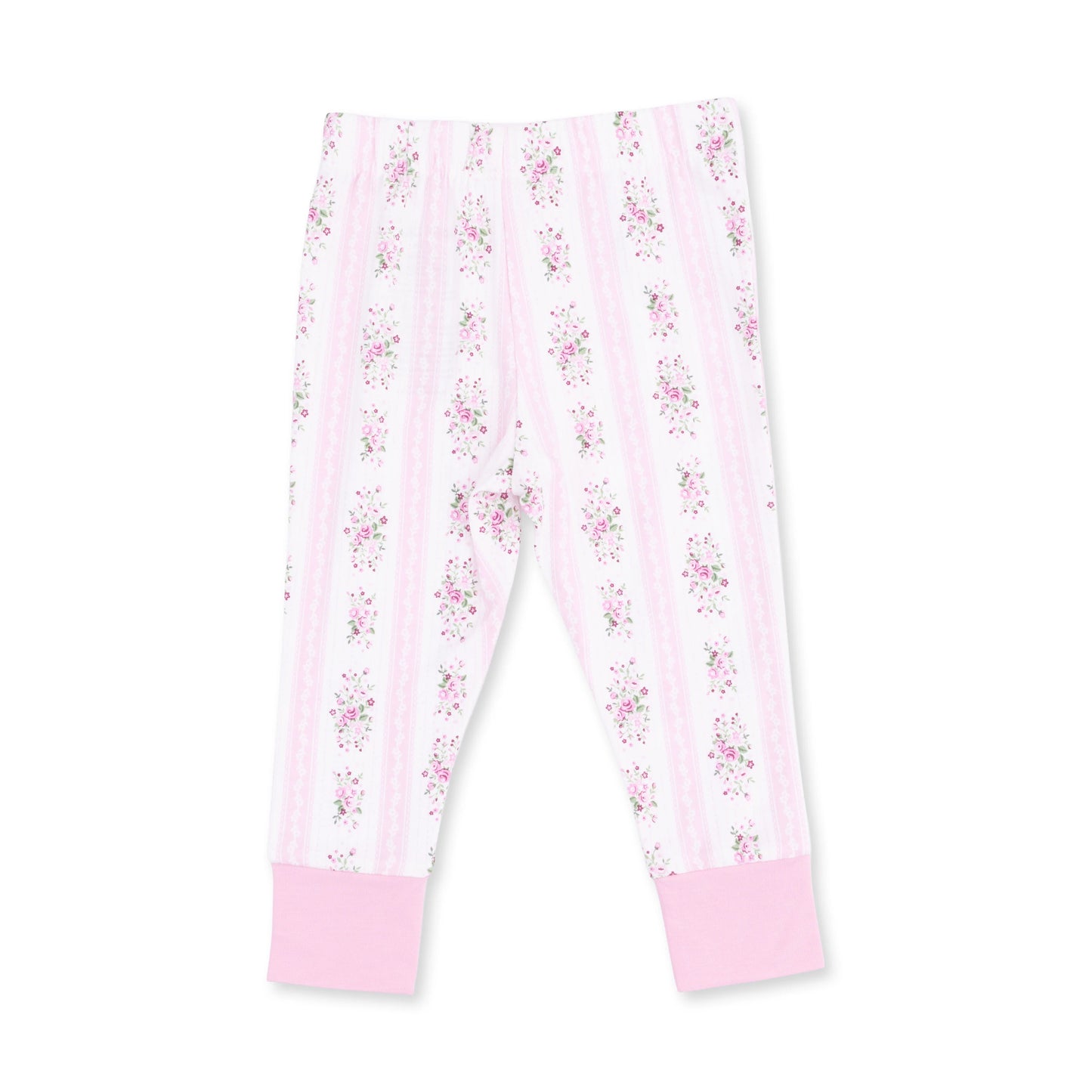 Bella Rose Stripe Long Sleeve Loungewear Set