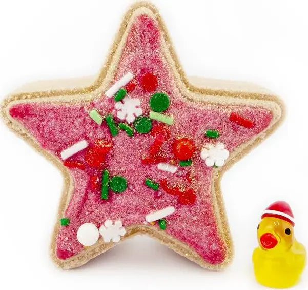 Star Christmas Cookie Prize Bath Bomb