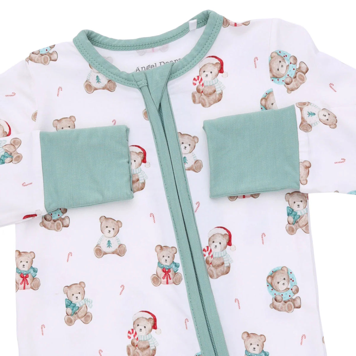 Christmas Teddy Bears Uni Convertible Romper
