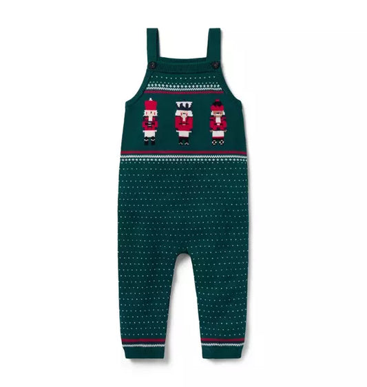 Baby Nutcracker Sweater Overall