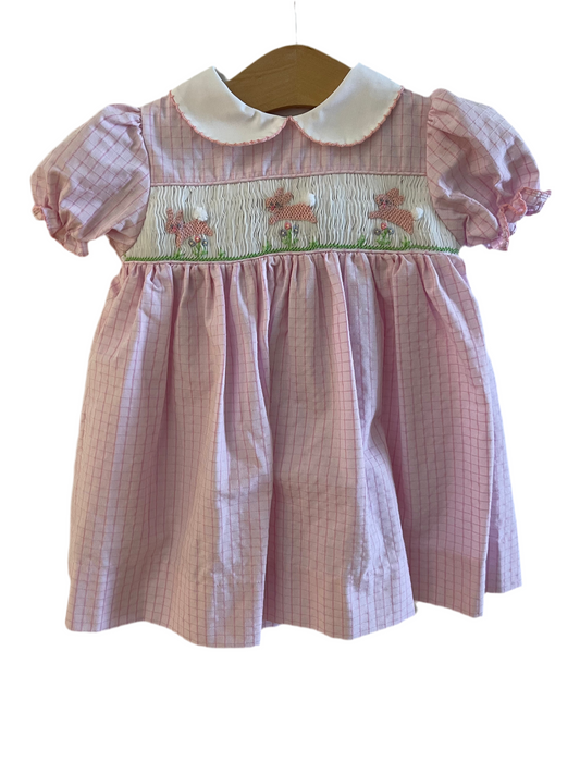 Smocked Easter Bunny Dress