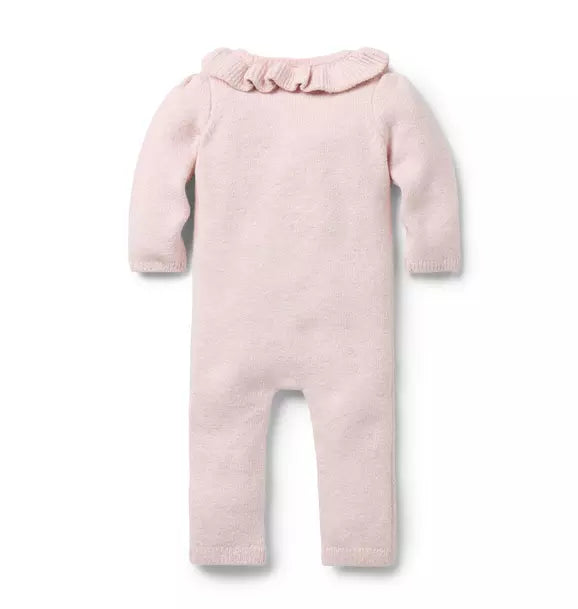 Baby Embroidered Cable Knit One Piece
