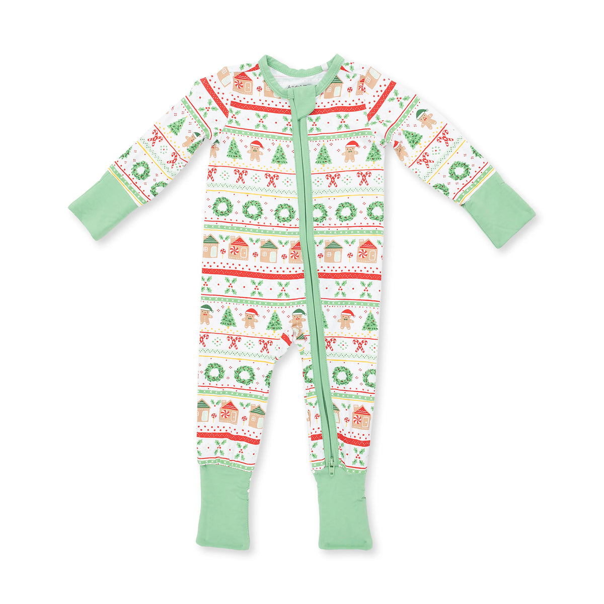 Gingerbread Fair Isle Uni Convertible Romper