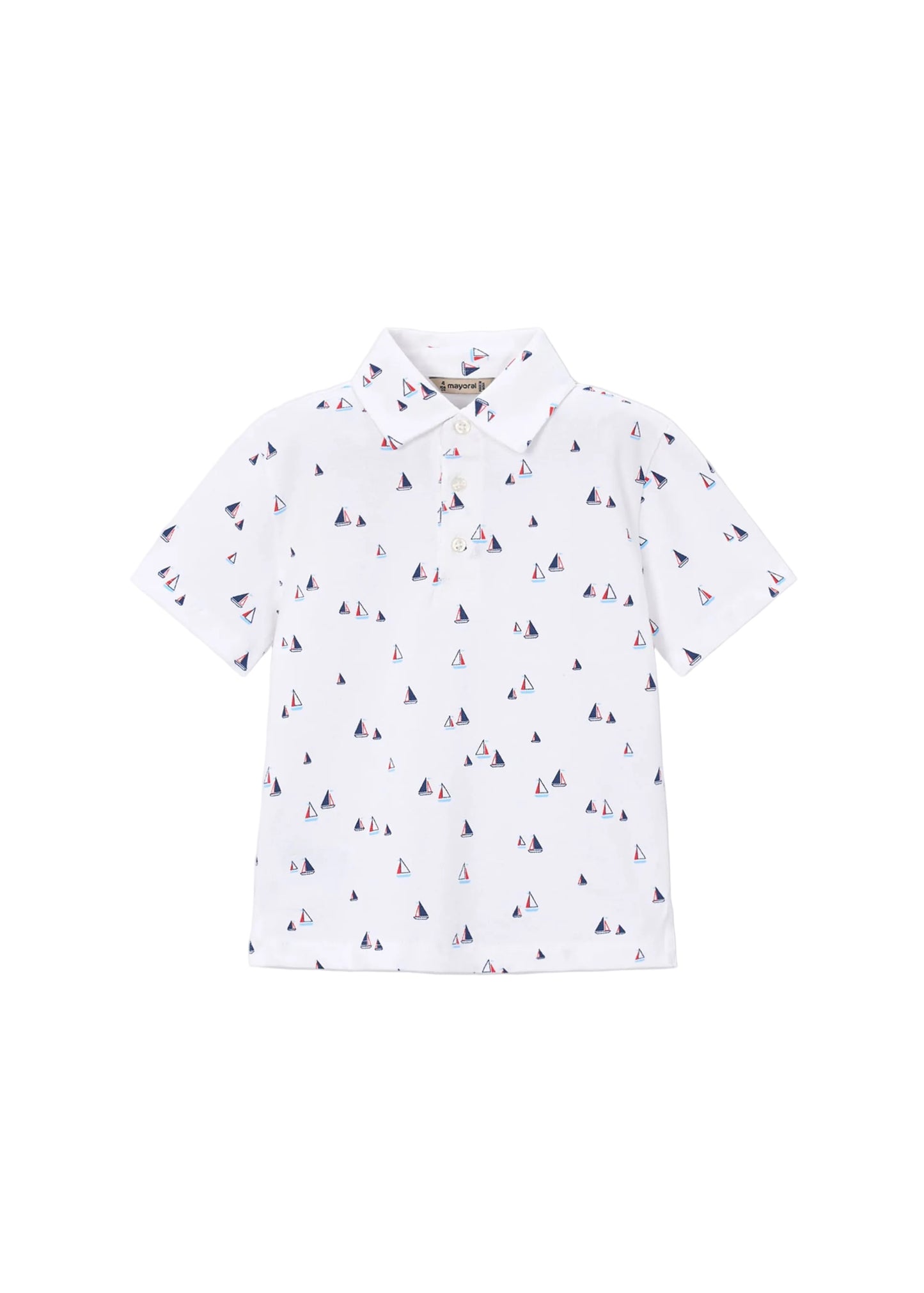 Short Sleeve Polo Sailboats