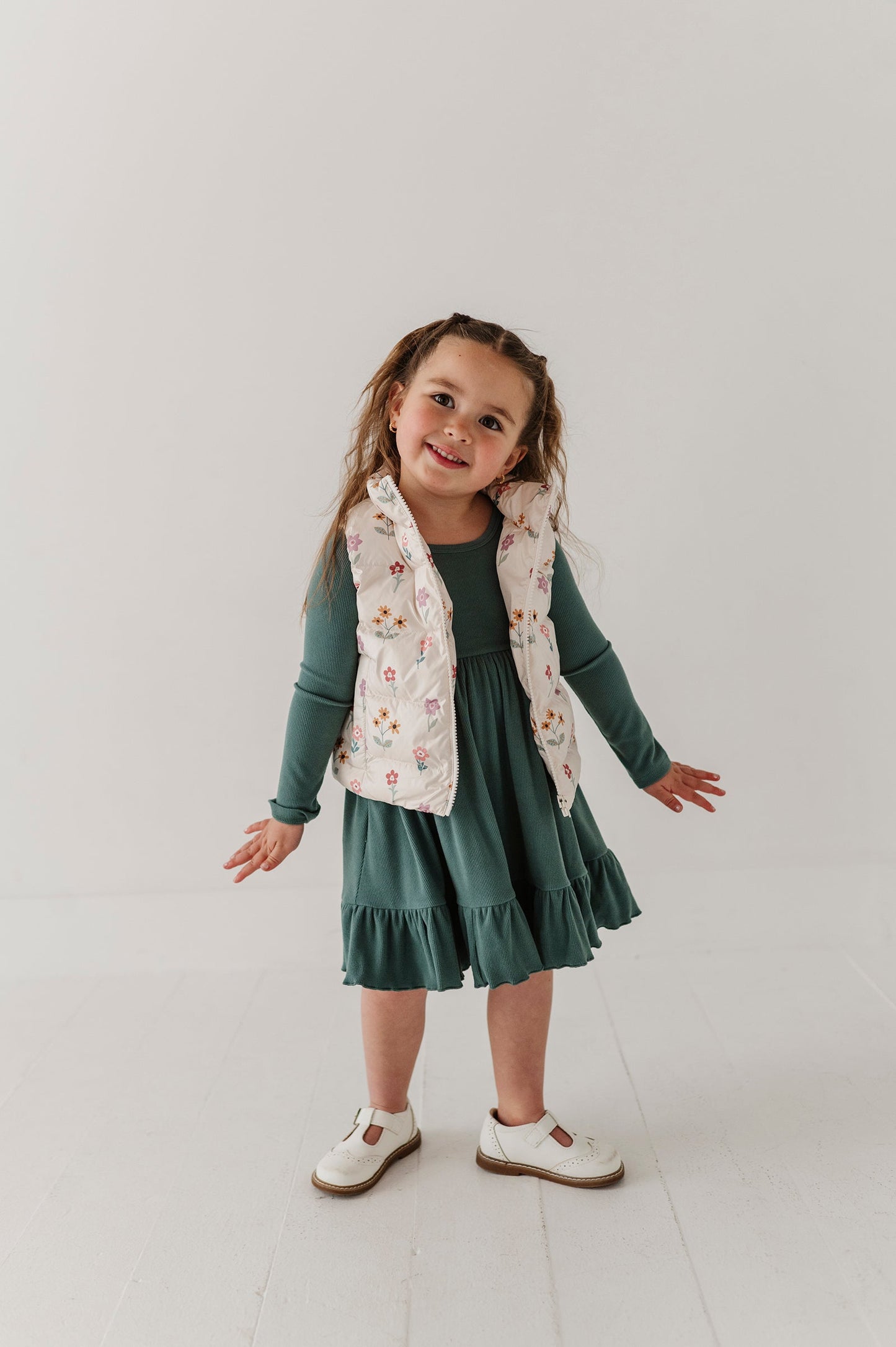 Puffer Vest Meadow Bloom