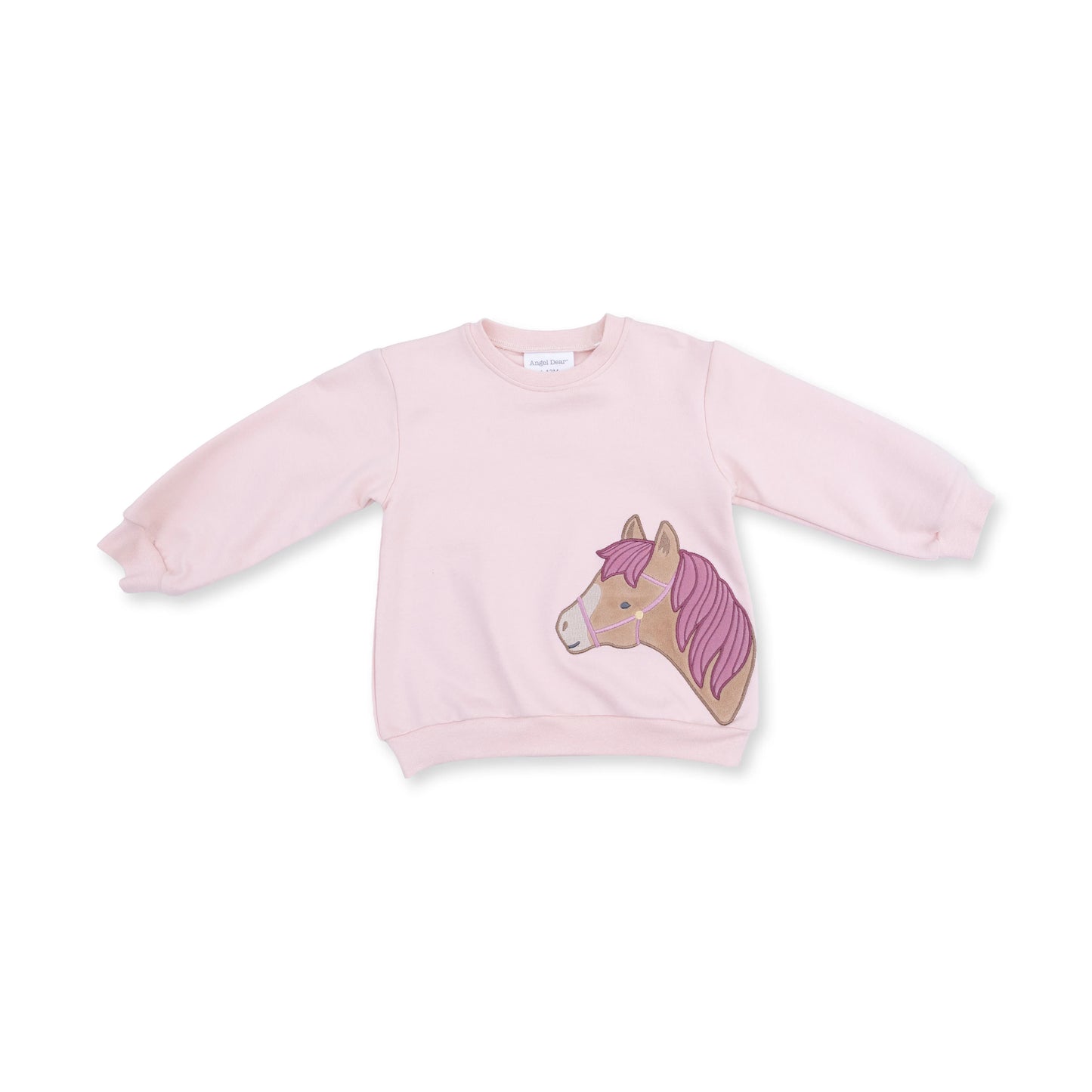 Pink Horse Head Oversized Sweatshirt