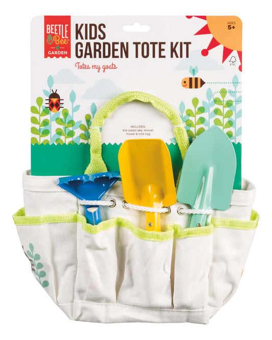 Beetle & Bee Kids Garden Tote Kit