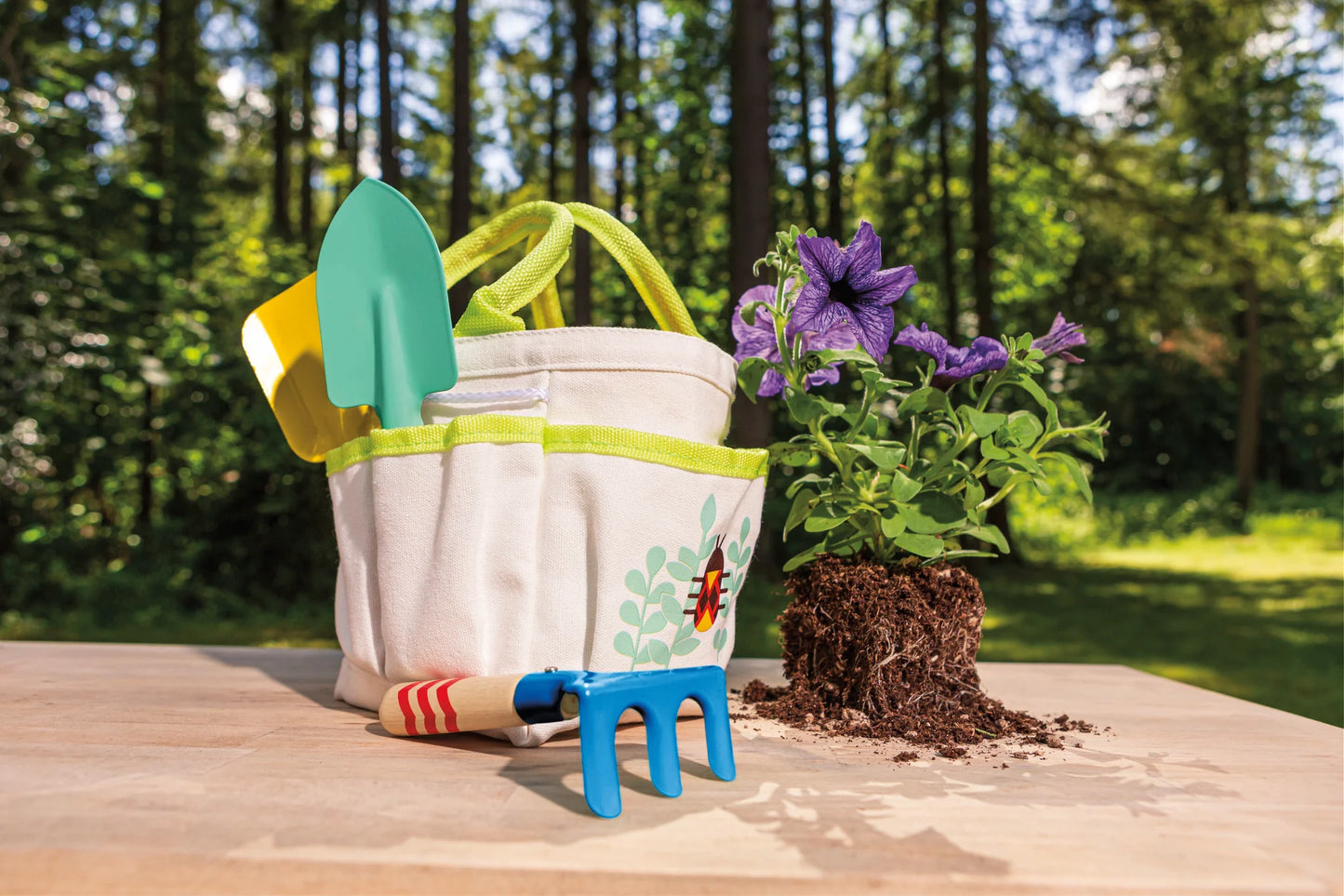 Beetle & Bee Kids Garden Tote Kit