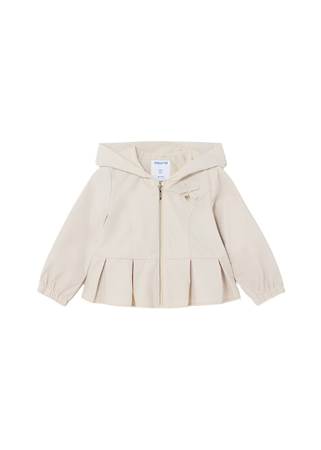 Ruffle Hem Windbreaker