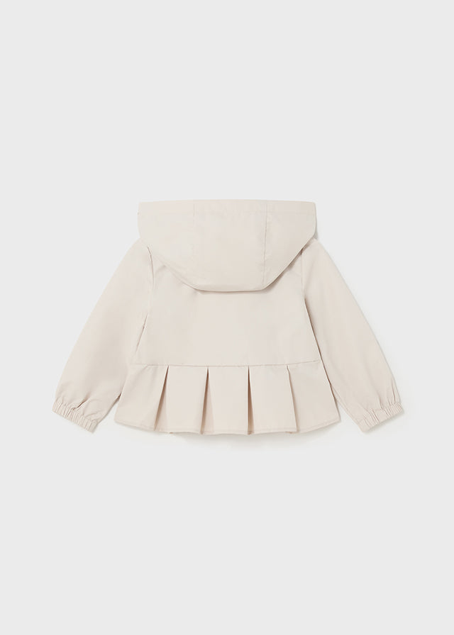 Ruffle Hem Windbreaker