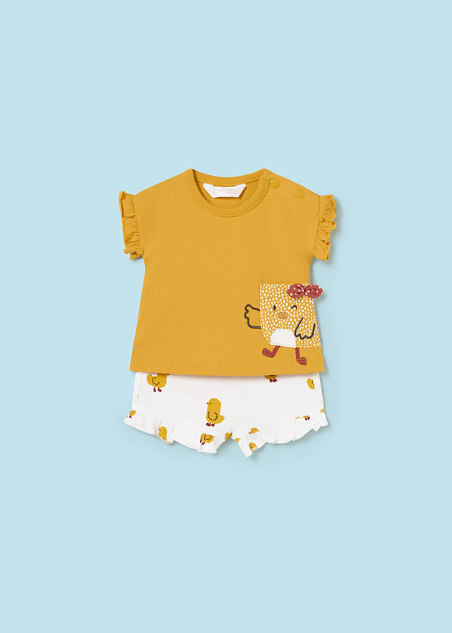 Duckie Short Set Yellow