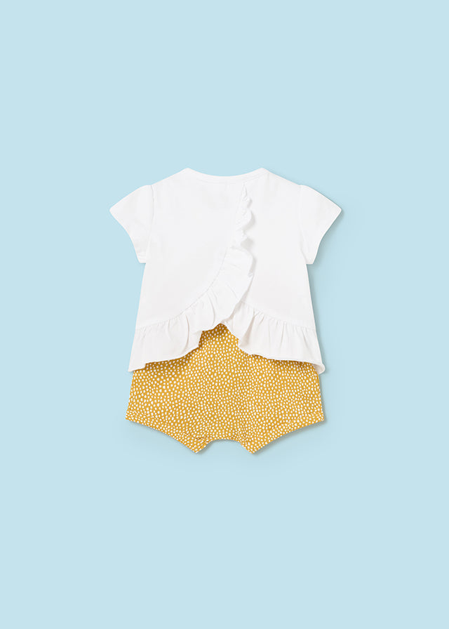 Duckie Short Set White