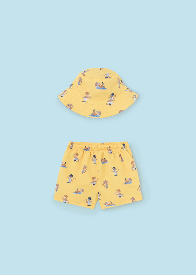 Swim Short W/Bucket Hat Set