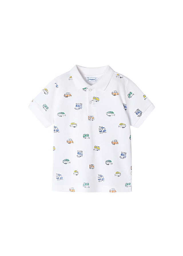 Vintage Camper Short Sleeve Polo