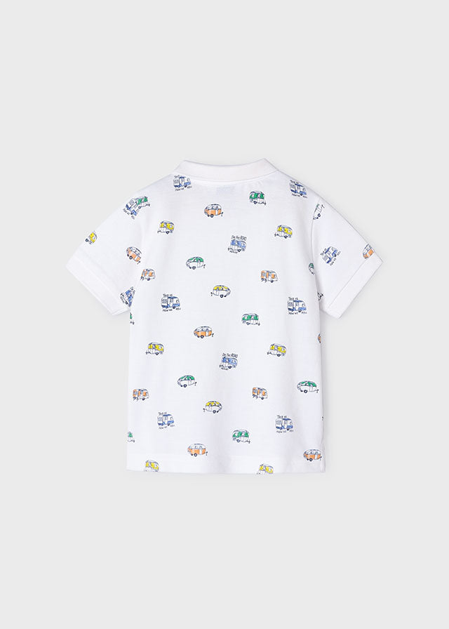 Vintage Camper Short Sleeve Polo