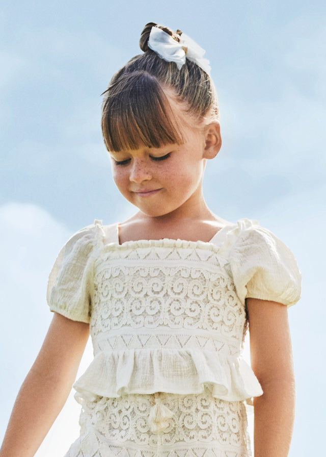 Natural Lace Blouse