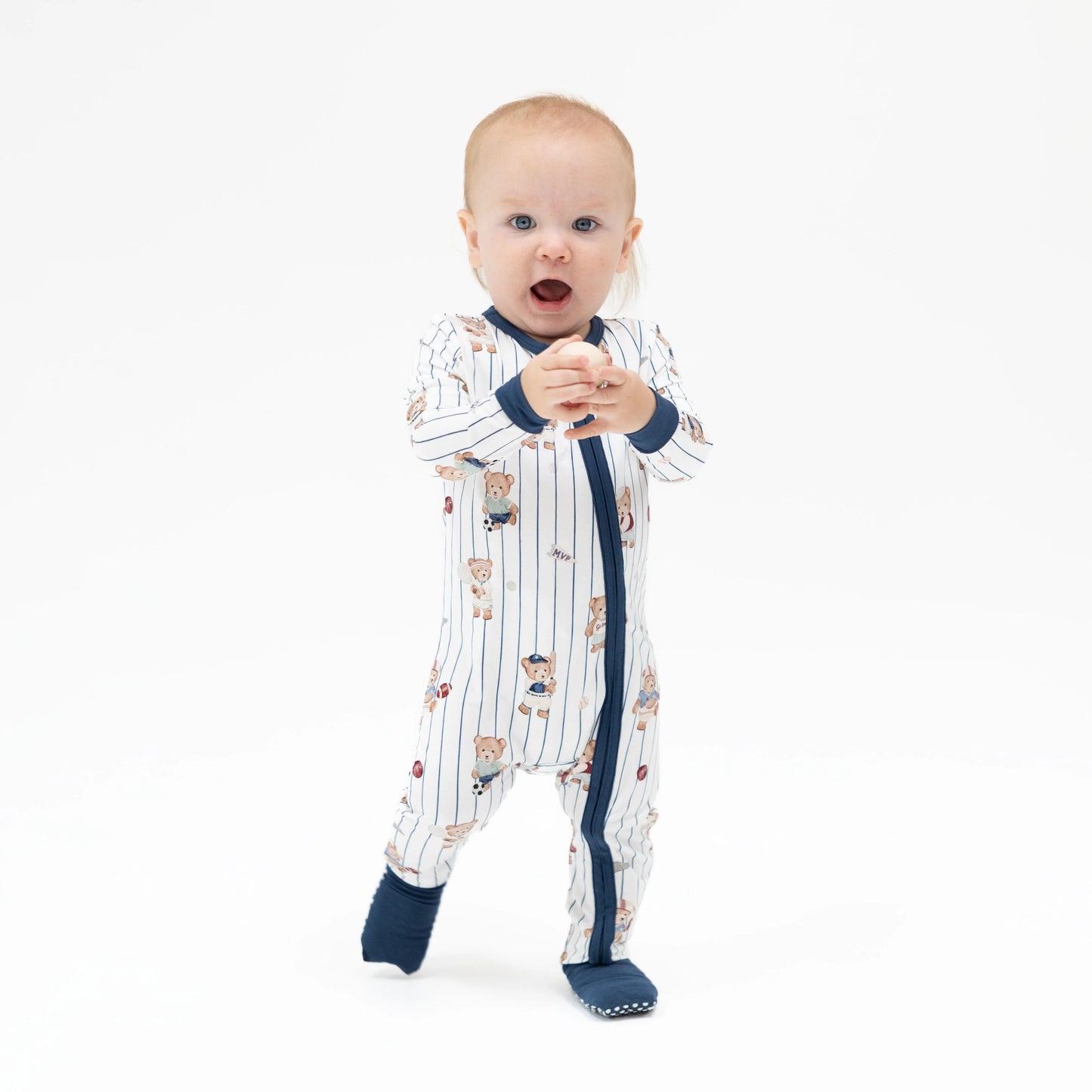 Mixed Sports Bears Convertible Romper