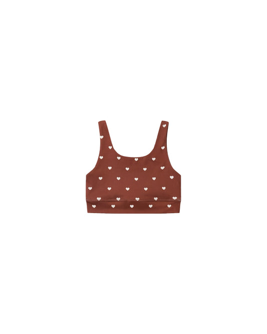 Swift Sports Bra Brick Hearts