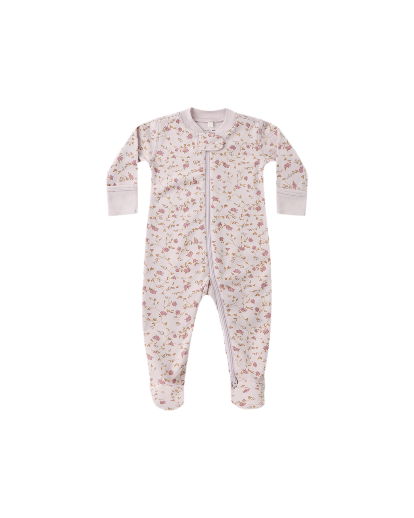 Zip Long Sleeve Sleeper Footie || Garden