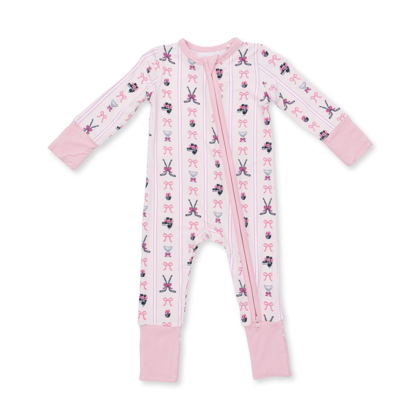 Megan’s Bowtiful Hockey Stripe Convertible Romper