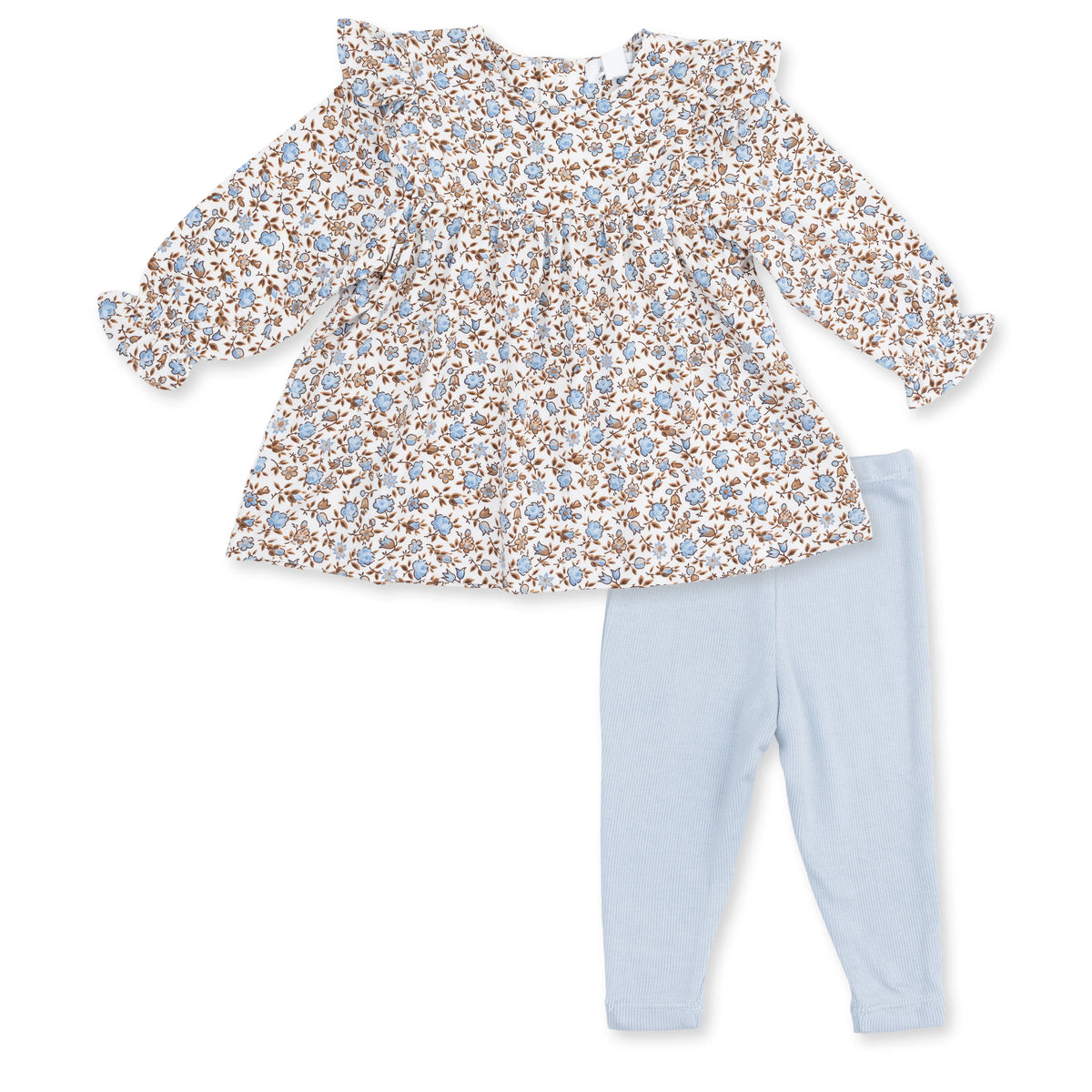 Hazel Floral Ruffle Tunic & Legging Set