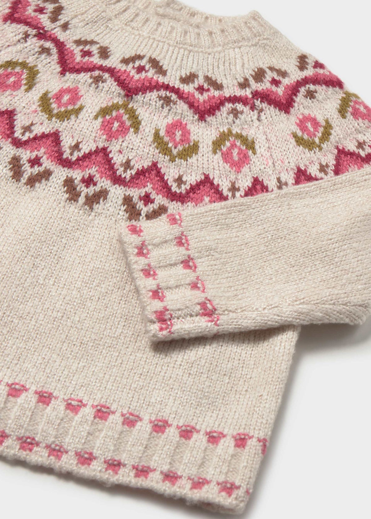 Jacquard Sweater & Soft Flare Pant Set